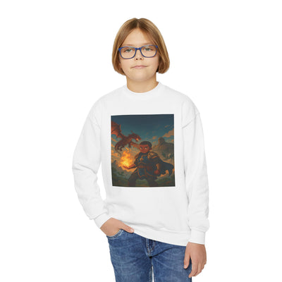 Damir and the Realm of Legends Youth Sweatshirt – Dragon Fantasy Adventure  for Kids