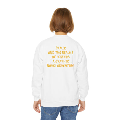 Damir and the Realm of Legends Youth Sweatshirt – Dragon Fantasy Adventure  for Kids