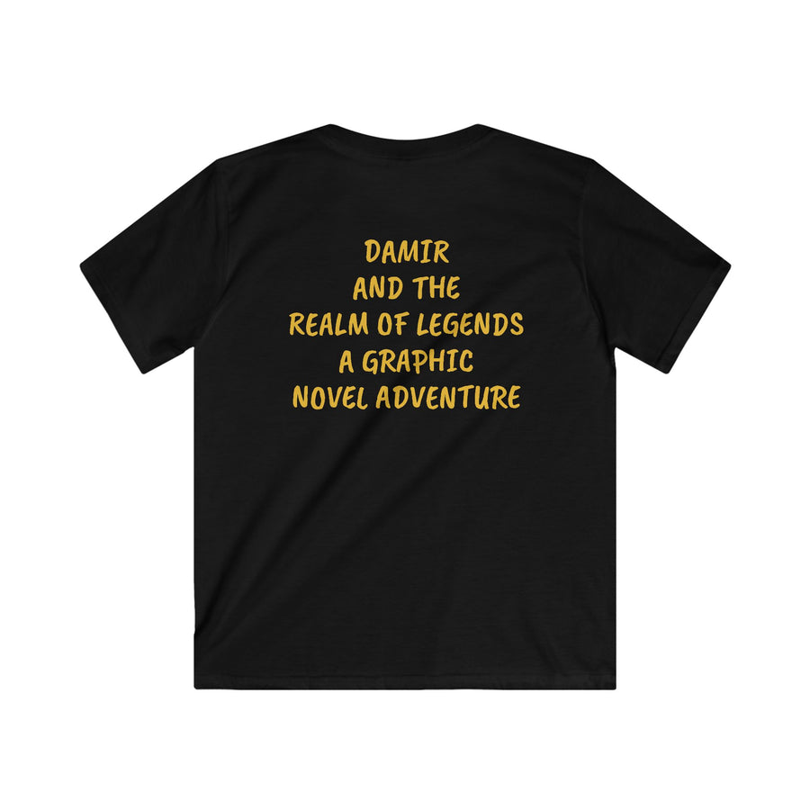 Fantasy Adventure Kids Tee, Dragon T-Shirt, Kids Graphic Tee, Birthday Gift for Boys, Fun Playwear for Children