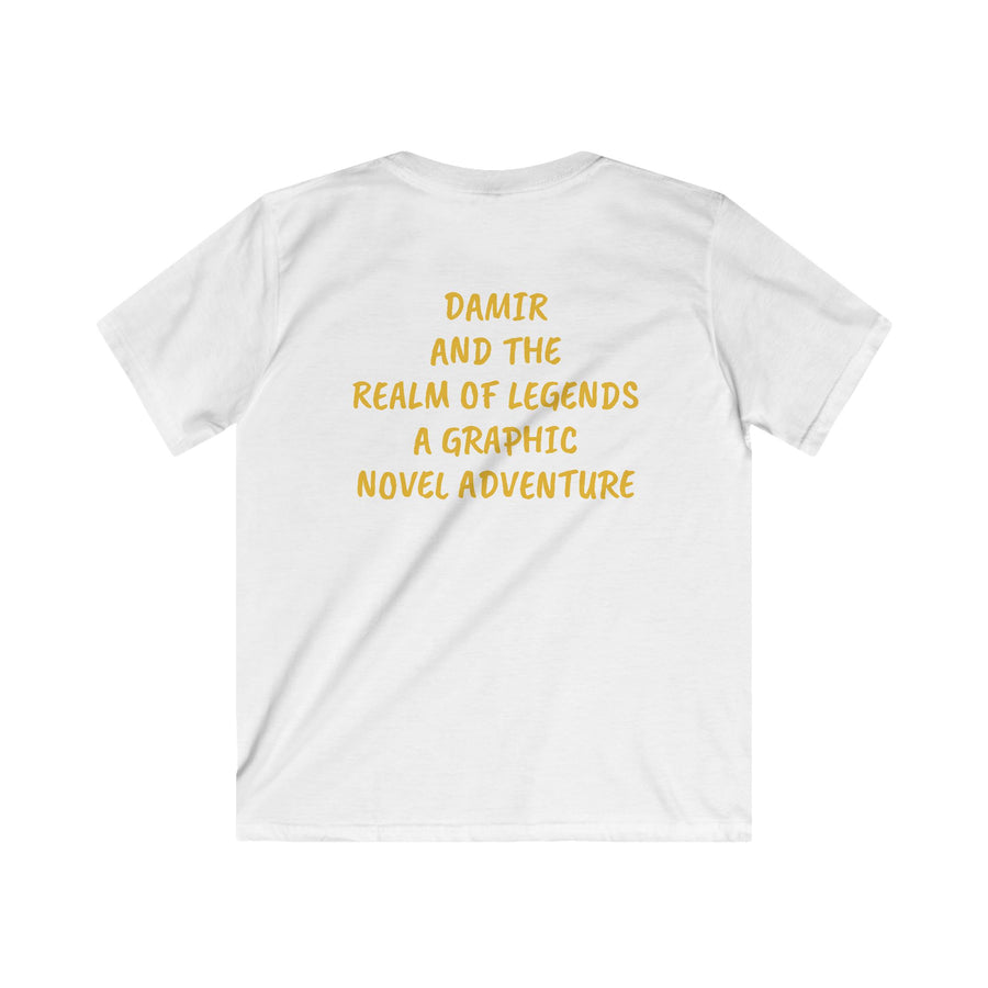 Fantasy Adventure Kids Tee, Dragon T-Shirt, Kids Graphic Tee, Birthday Gift for Boys, Fun Playwear for Children