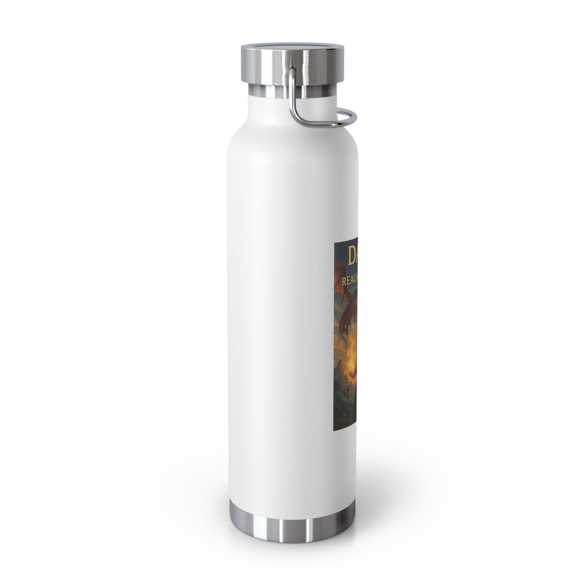 Custom Insulated Water Bottle, 22oz Damir and the Realm of Legends, Personalized Sports Bottle, Gift for Outdoor Enthusiasts, Eco-Friendly Hydration