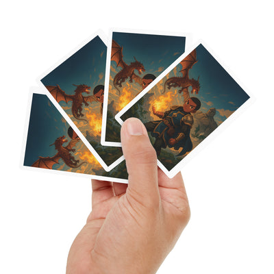 Colorful Fantasy Poker Cards Set, Unique Playing Cards, Game Night Essentials, Dragon and Fantasy Art, Gift for Gamers