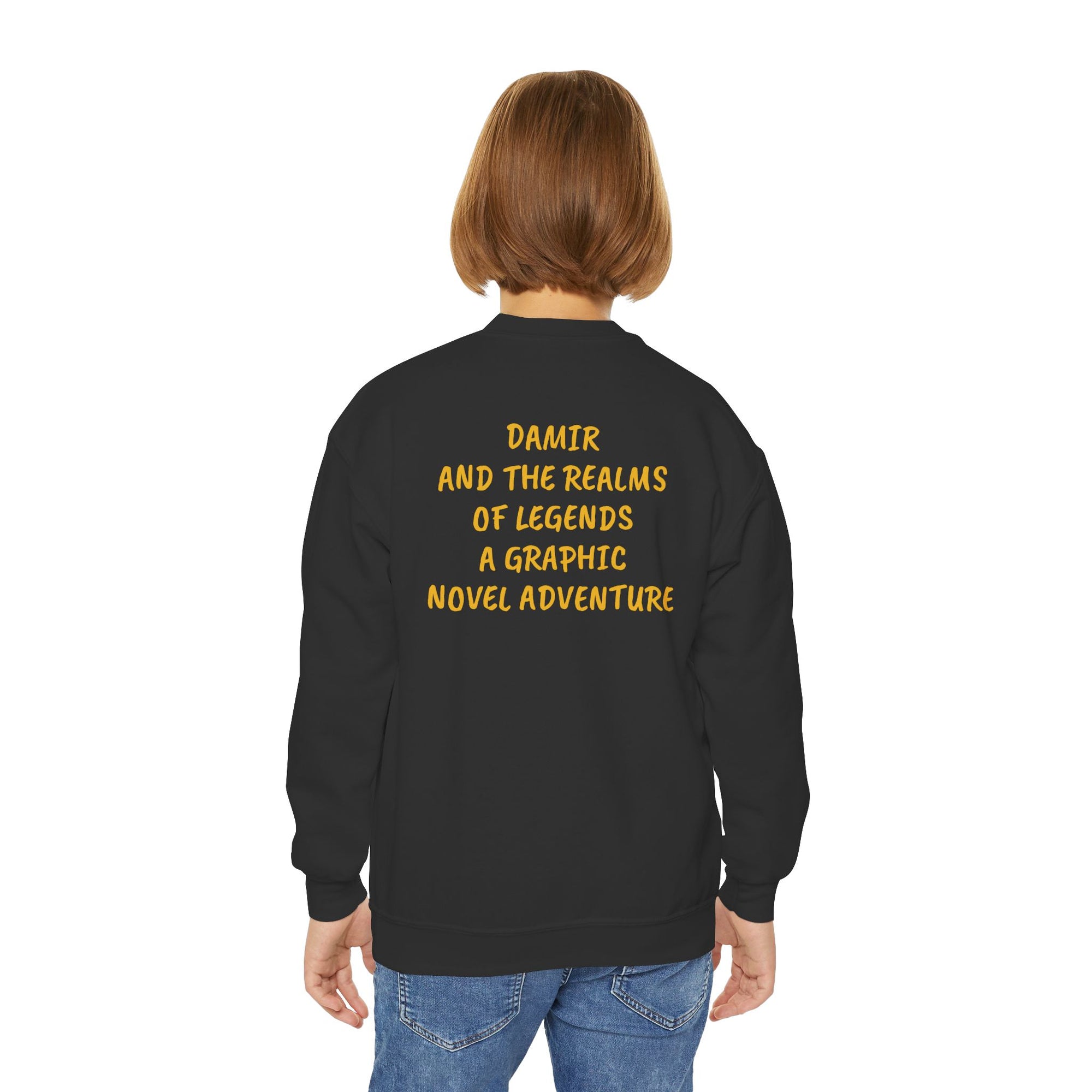 Damir and the Realm of Legends Youth Sweatshirt – Dragon Fantasy Adventure  for Kids