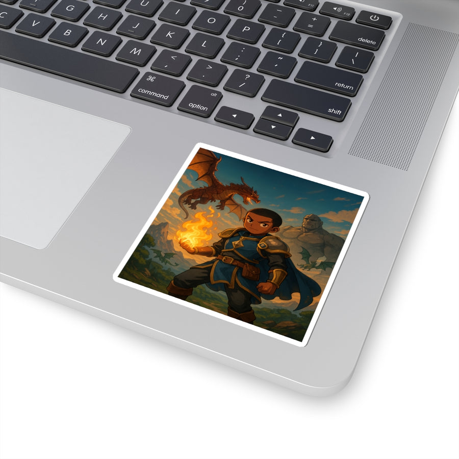 Fantasy Adventure Kiss-Cut Stickers - Perfect for Gamers, Laptops, Journals, Dungeons & Dragons & More!