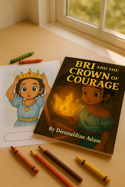 Bri and the Crown of Courage – Printable Coloring Book